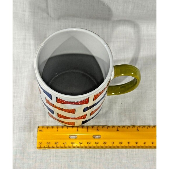 FOOD NETWORK Stoneware Bowtie Bow Tie Coffee Mug - Nerd Teacher Professor Gift - Picture 5 of 6